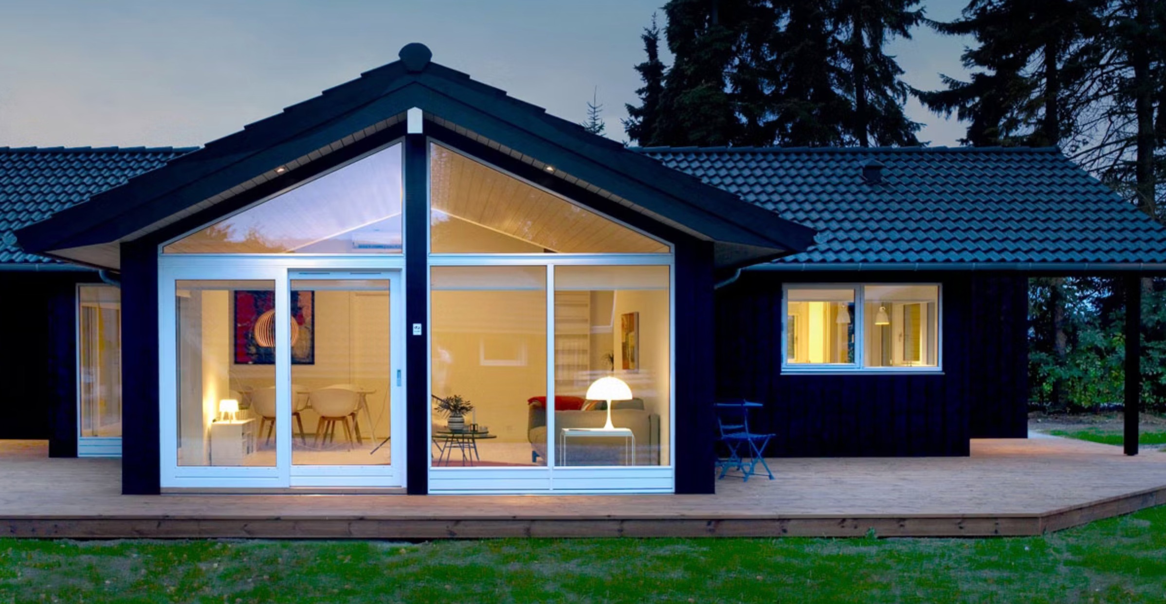 Flot sommerhus fra Lilje Huse A/S